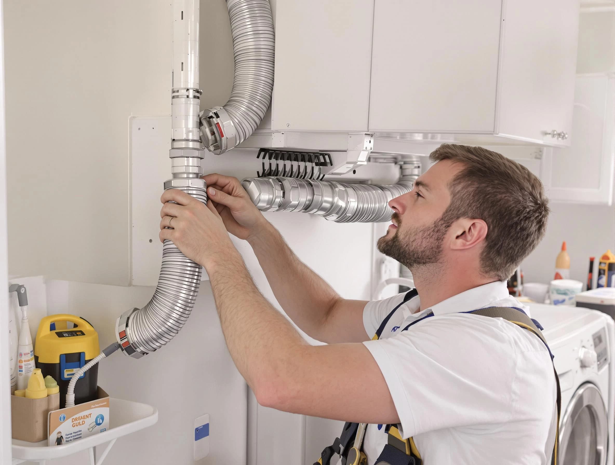 Professional dryer vent repair and installation by Del City Dryer Vent Cleaning in Del City