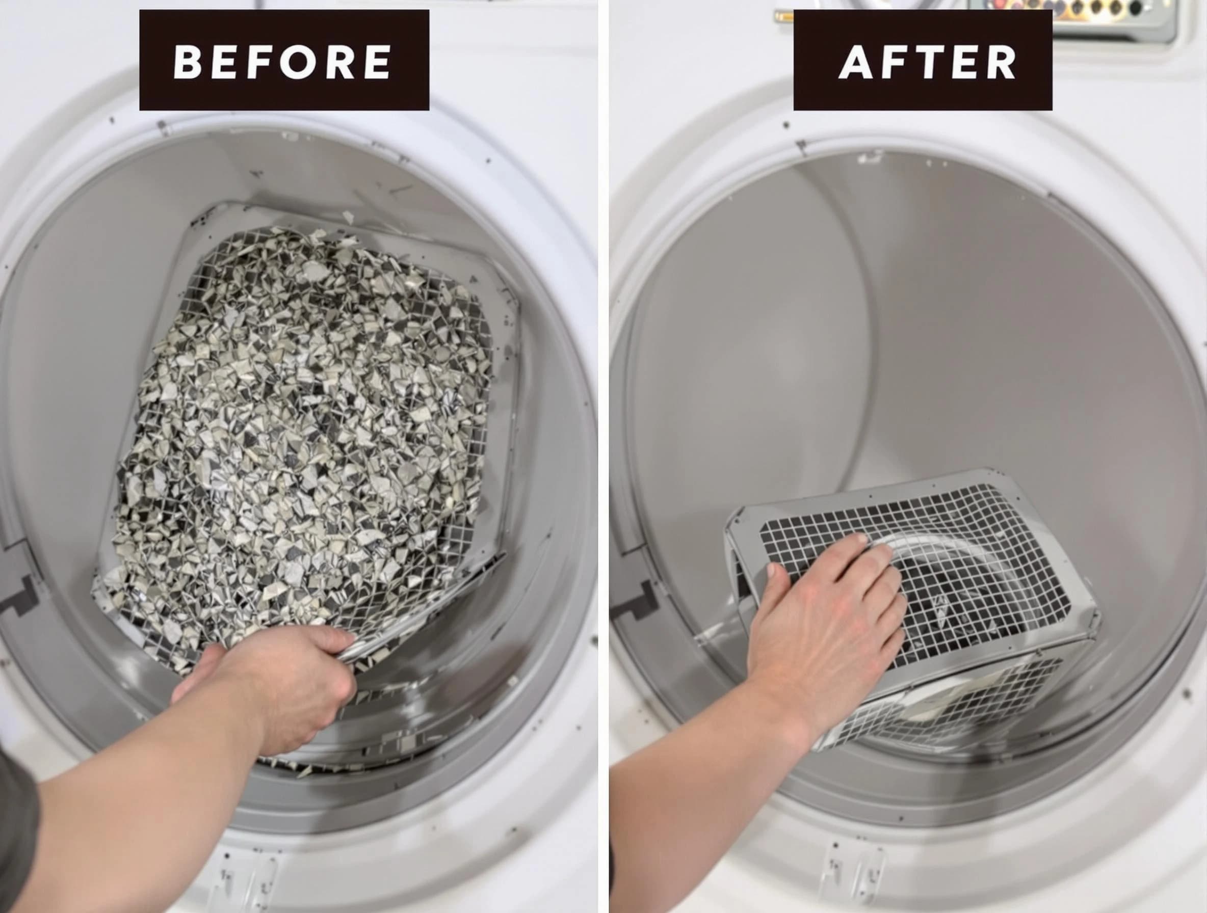 Professional lint trap cleaning by Del City Dryer Vent Cleaning in Del City