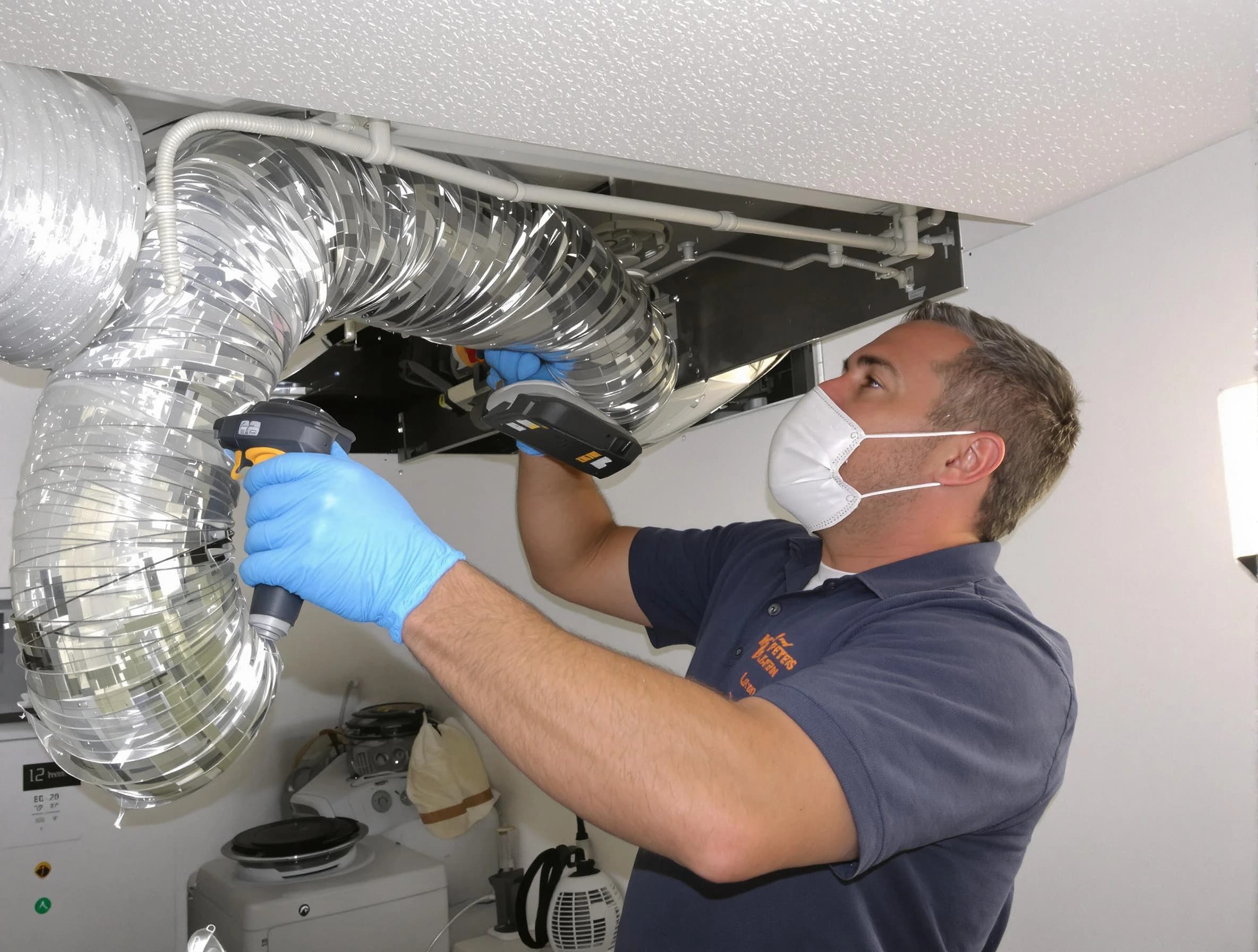 Del City Dryer Vent Cleaning professional performing thorough residential dryer vent cleaning in Del City