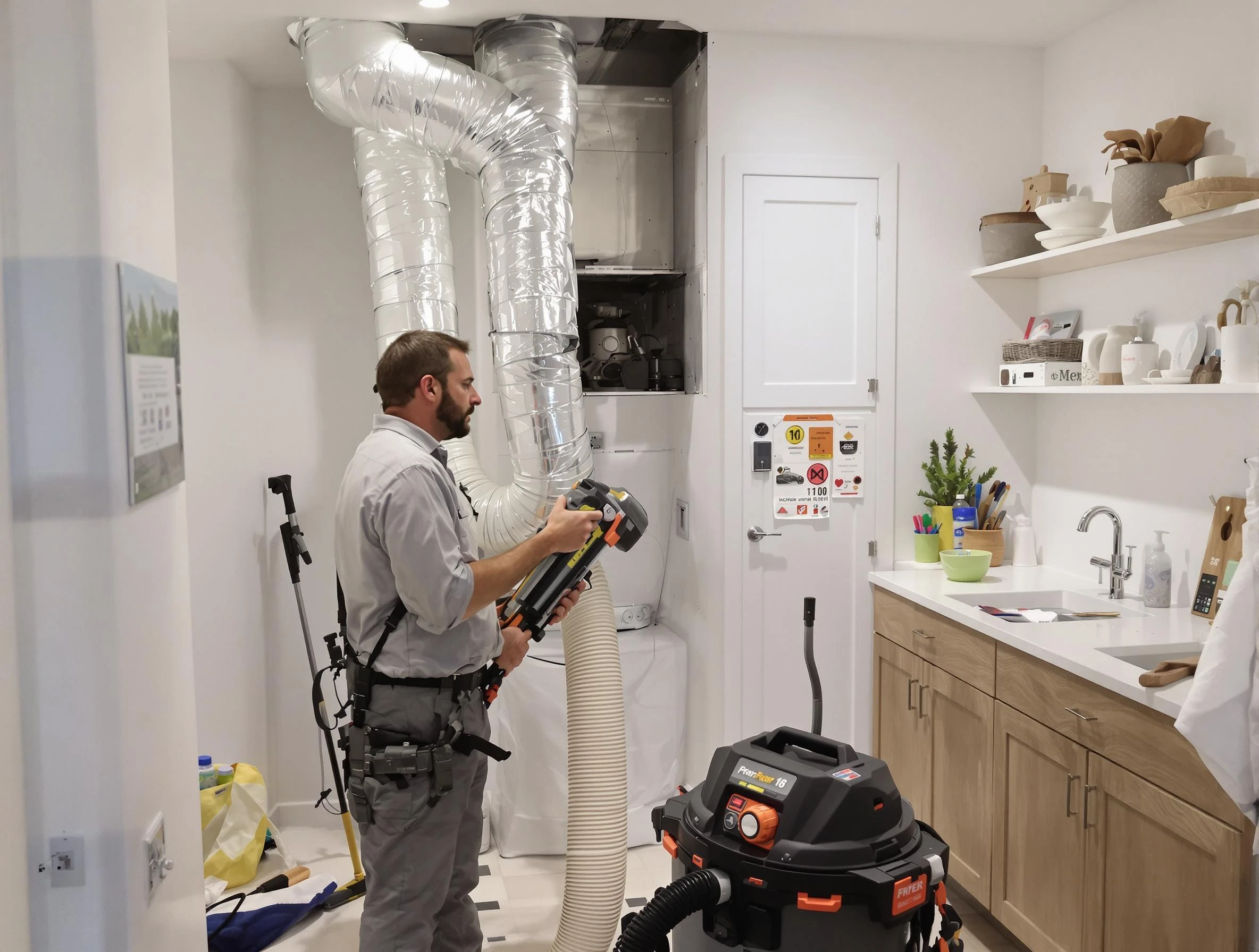 Clogged Dryer Vent Cleaning in Del City
