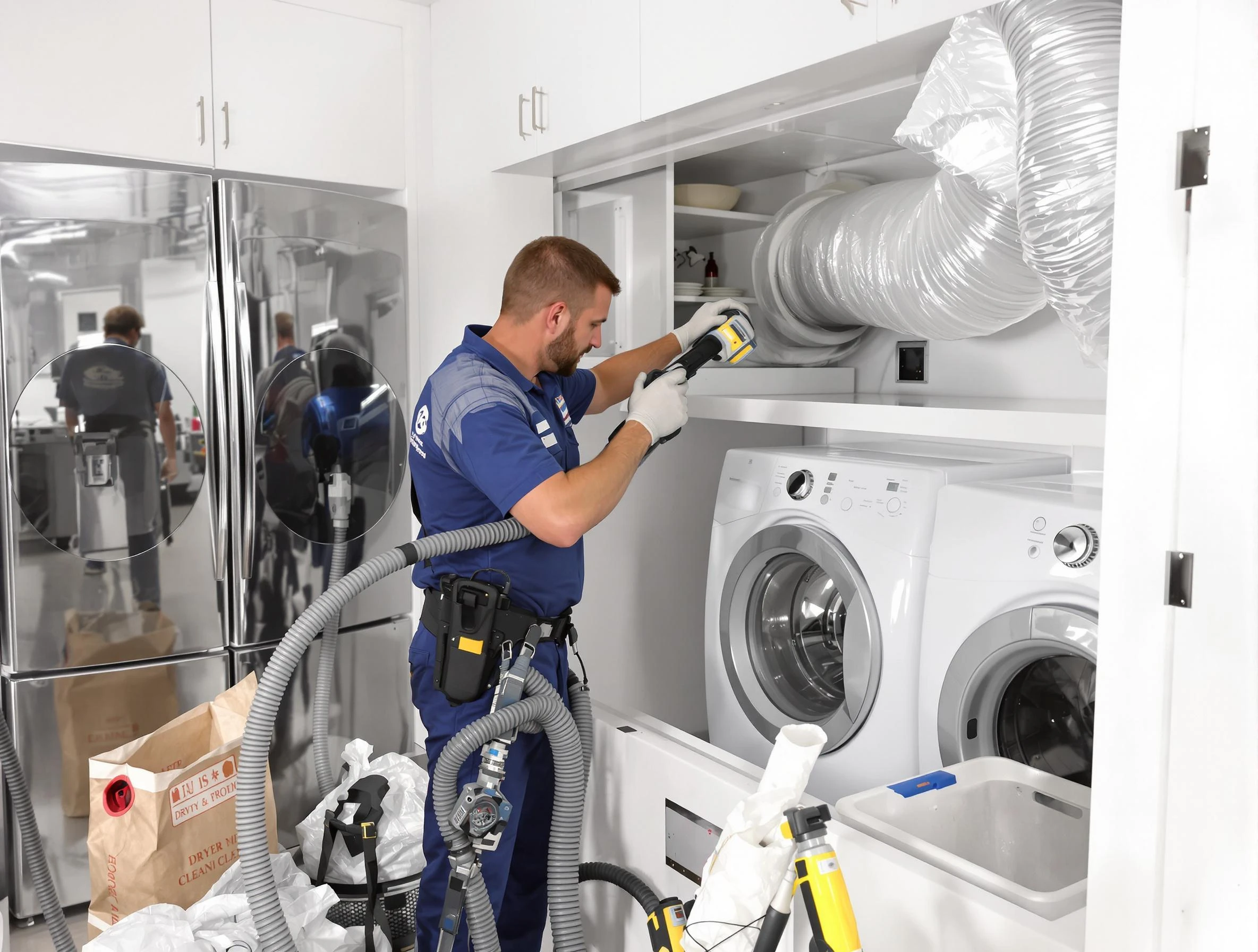 Professional duct cleaning by Del City Dryer Vent Cleaning in Del City